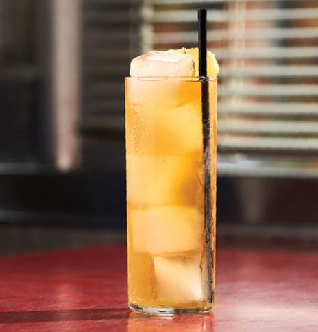 Ginger Apple Cooler Spiced Rum Cocktail