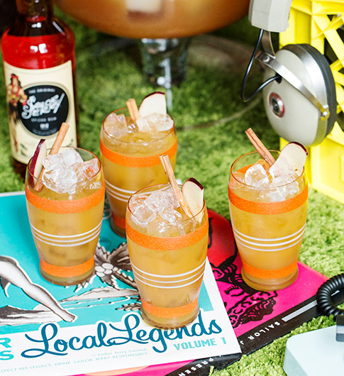 Spooky Sailor's Apple Cider Rum Punch