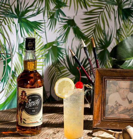 The Norman Collins - Sailor Jerry rum and lemon cocktail