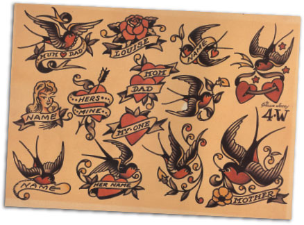 SAILOR JERRY  FROM PIONEER OF THE TRADITIONAL TO INFLUENCE THE  NEOTRADITOIONAL  No Land Tattoo Parlour